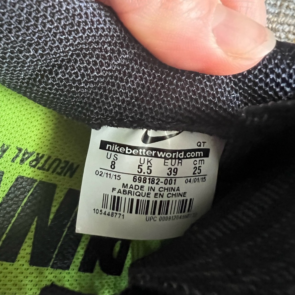 Nike Flyknit Lunar 3 Athletic Running Training Sneakers Womens 8 tennis shoe EUC - Picture 16 of 16